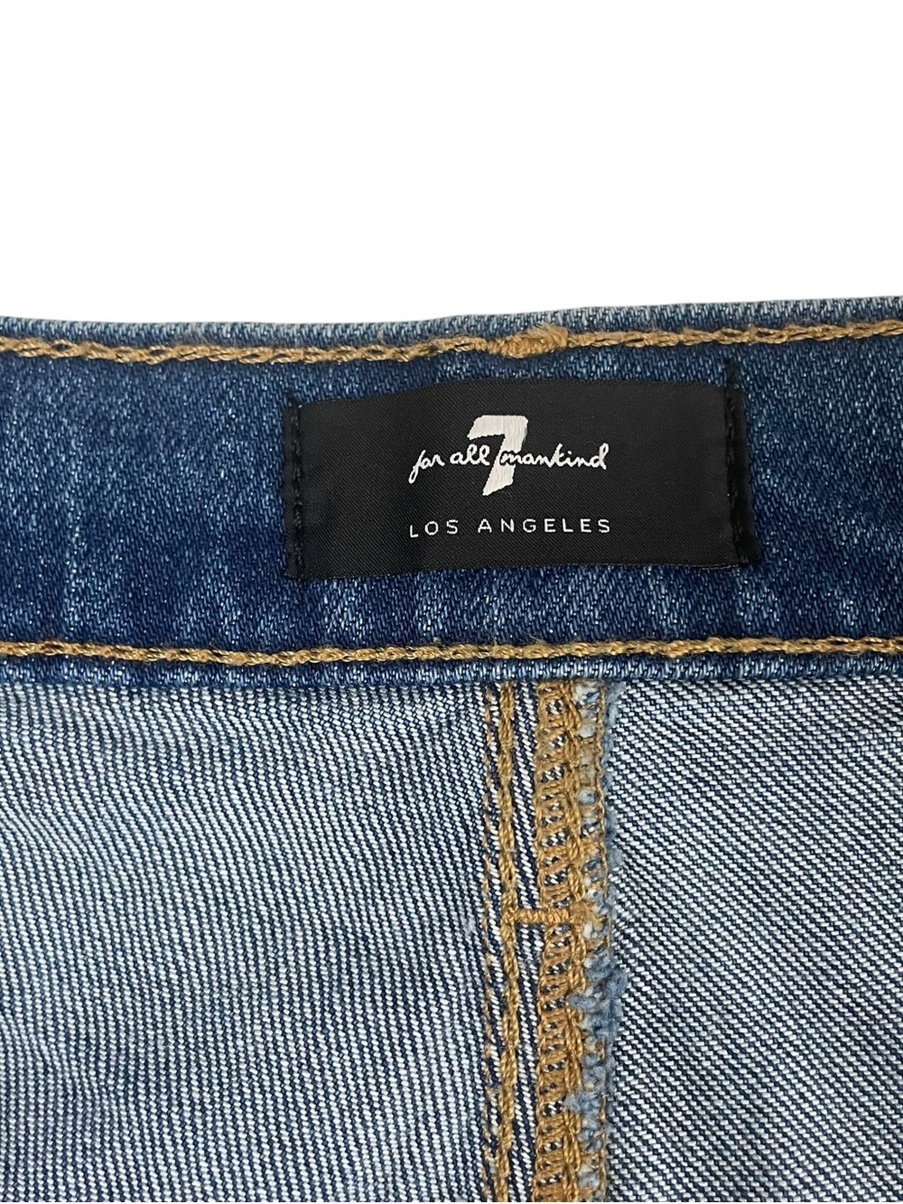7 For All Mankind Jeans Easy Boot Garden Party 32 Organic Cotton Stretch - Picture 10 of 14